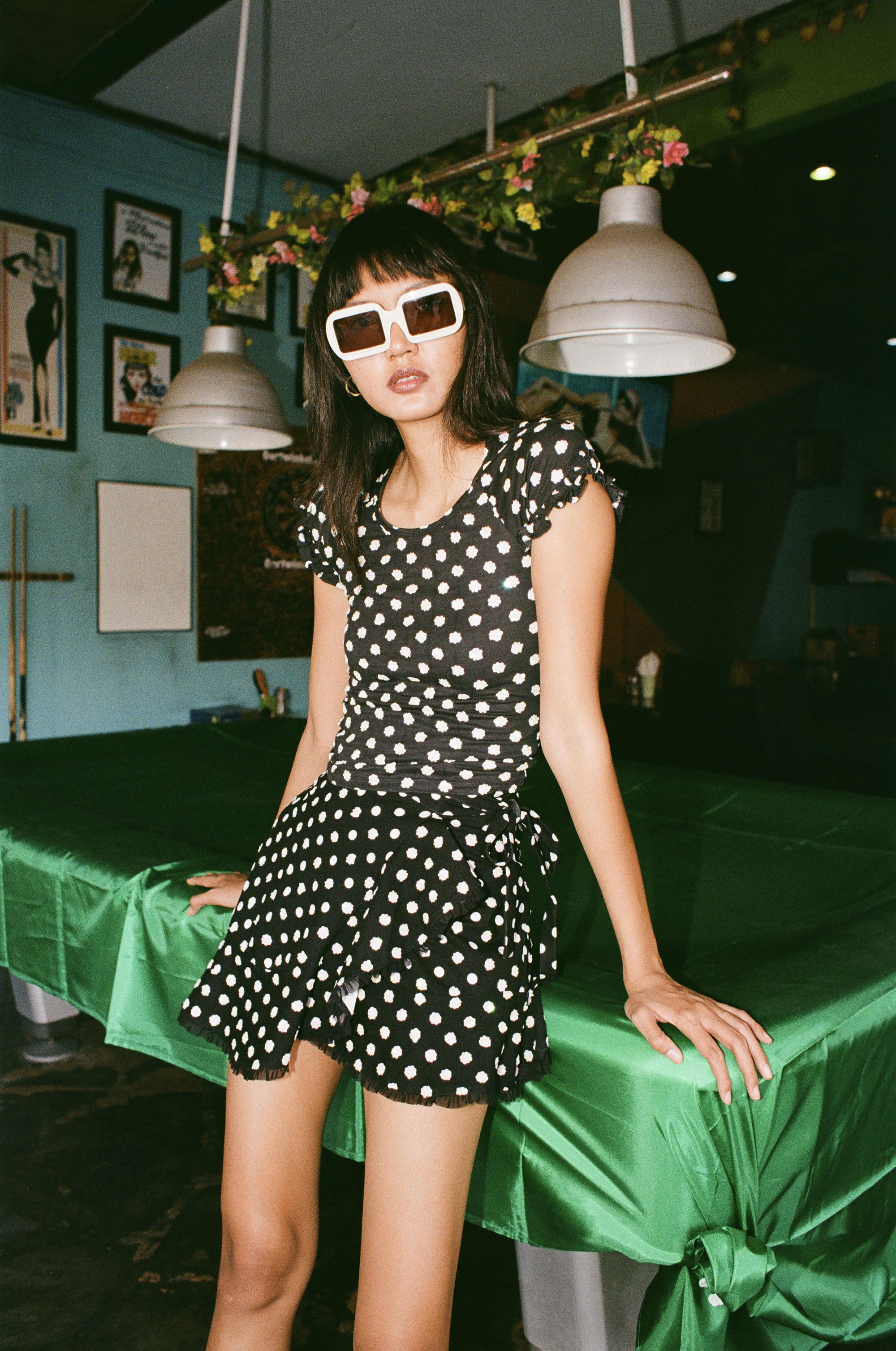 The Tainted Love Wrap Skirt in Black The Tainted Love Wrap Skirt in Black
