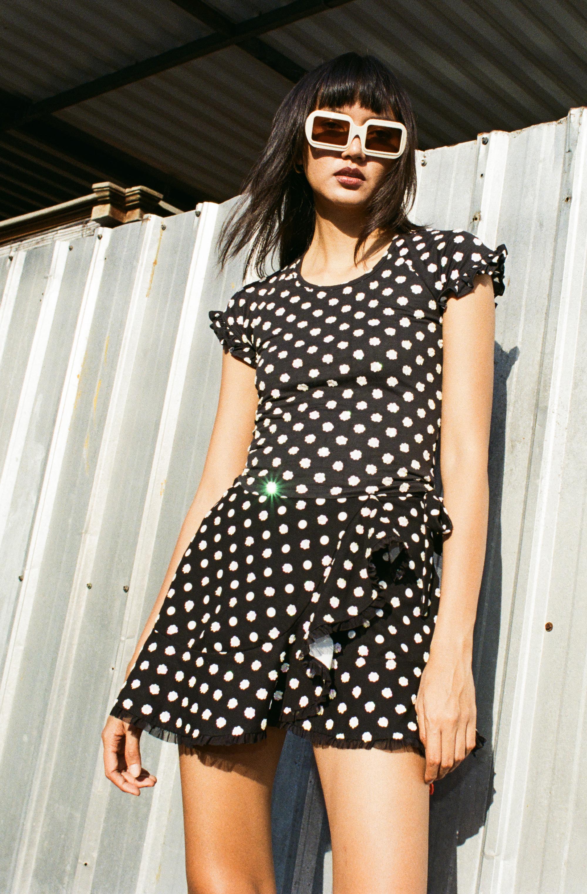 The Tainted Love Wrap Skirt in Black The Tainted Love Wrap Skirt in Black