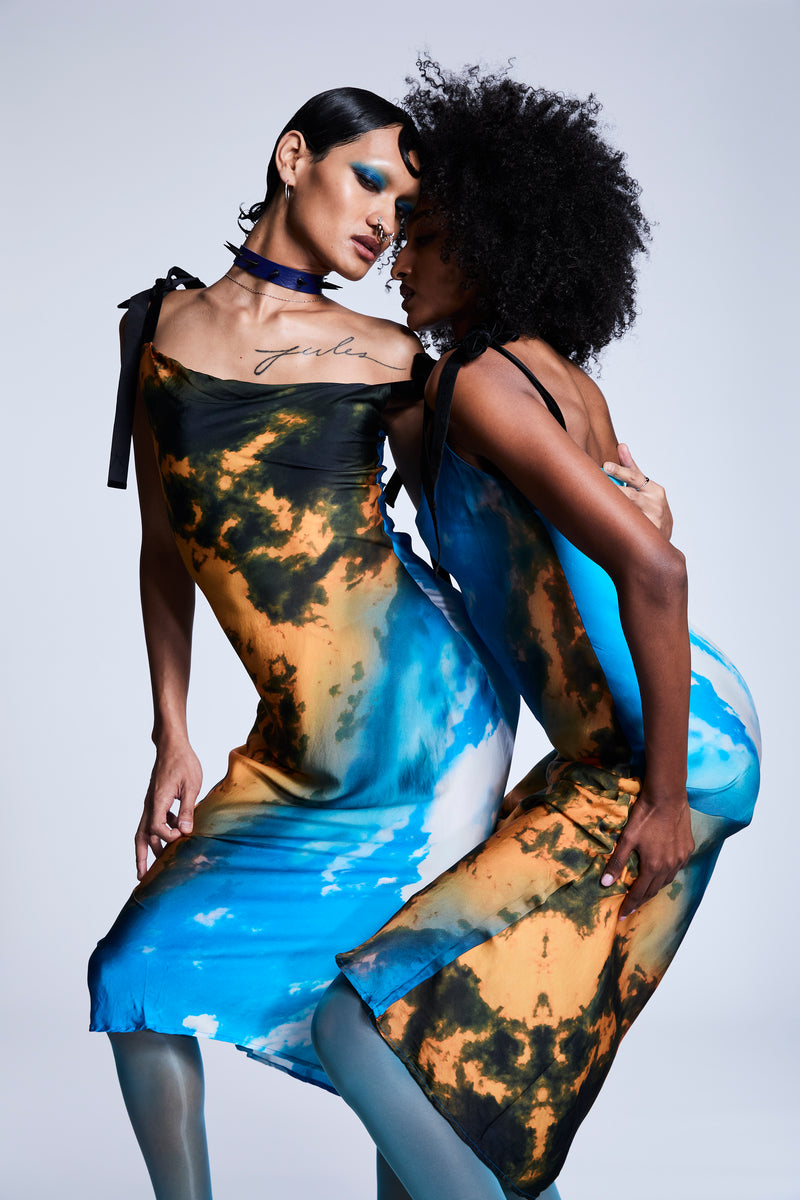 Sky Print Dress