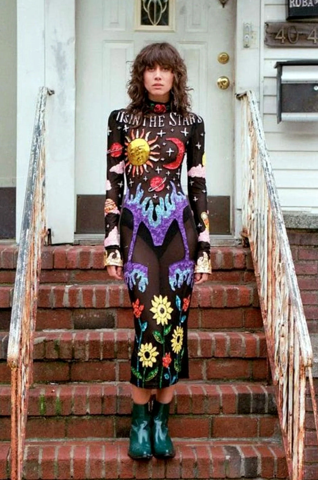 It's In The Stars Midi Dress It's In The Stars Midi Dress