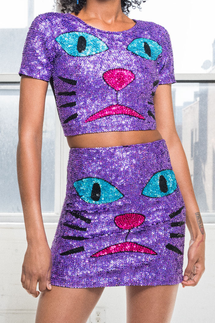 The Purple Pussy Mini Skirt The Purple Pussy Mini Skirt