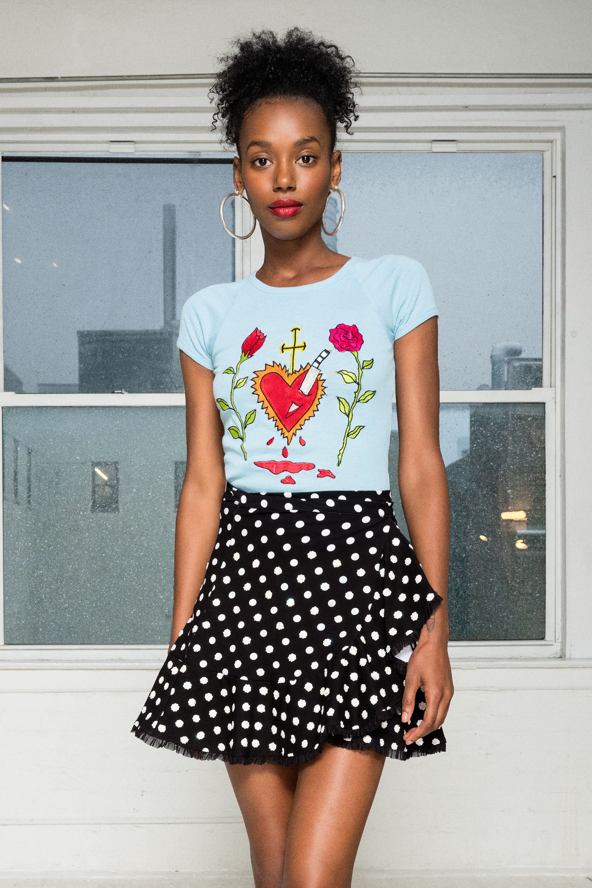 The Tainted Love Wrap Skirt in Black The Tainted Love Wrap Skirt in Black