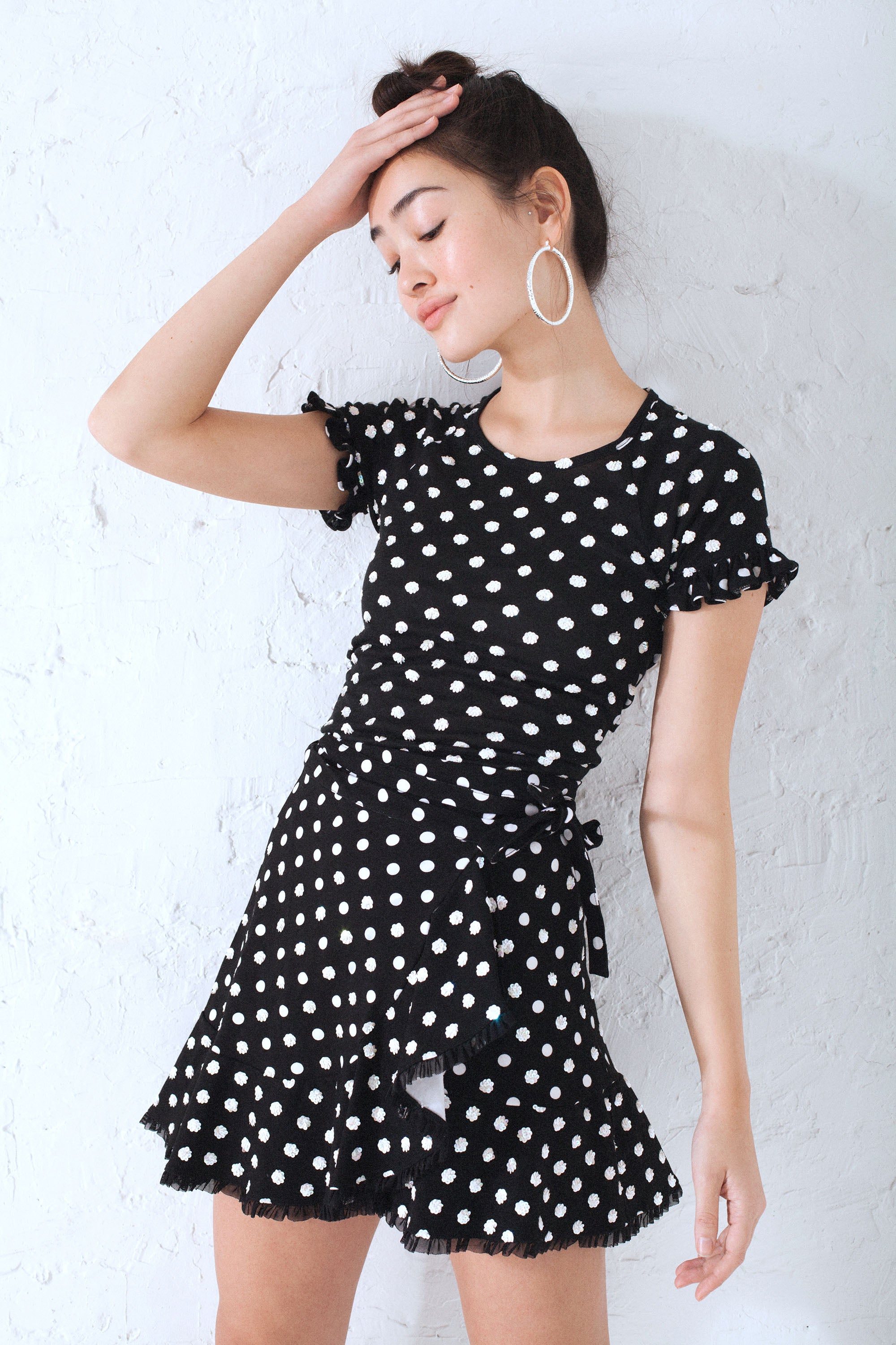 The Tainted Love Wrap Skirt in Black The Tainted Love Wrap Skirt in Black