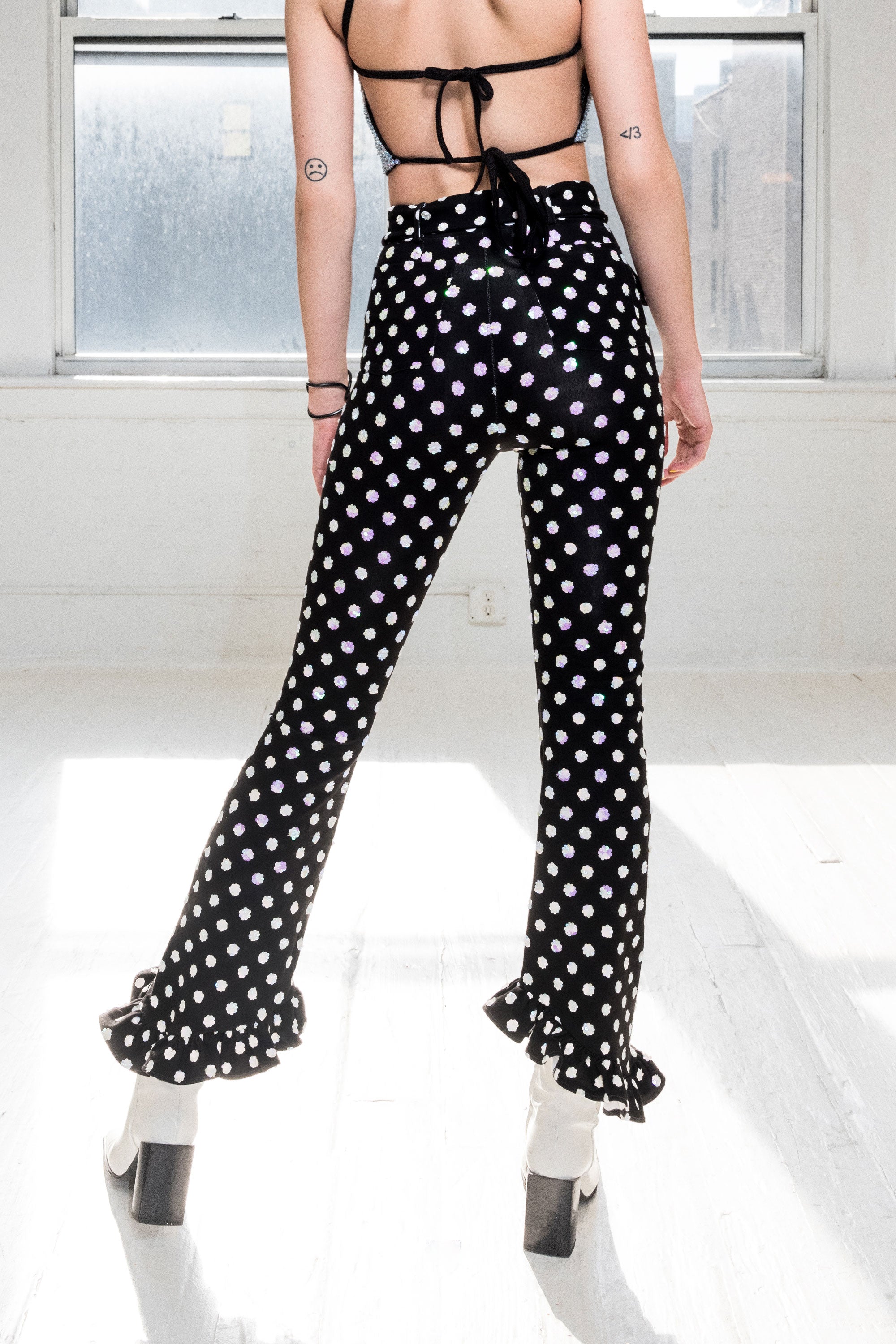 The Modern Love Sequin Pants in Black The Modern Love Sequin Pants in Black