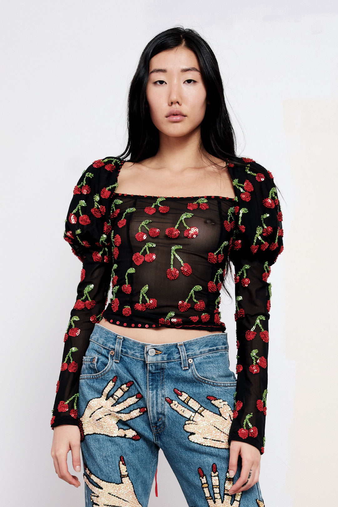 The Cherry On Top Puff Sleeve Top The Cherry On Top Puff Sleeve Top