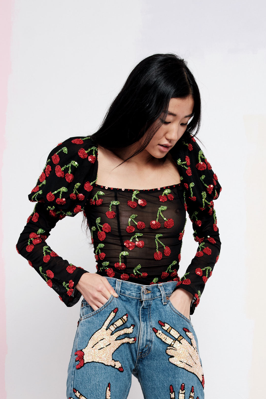 The Cherry On Top Puff Sleeve Top The Cherry On Top Puff Sleeve Top