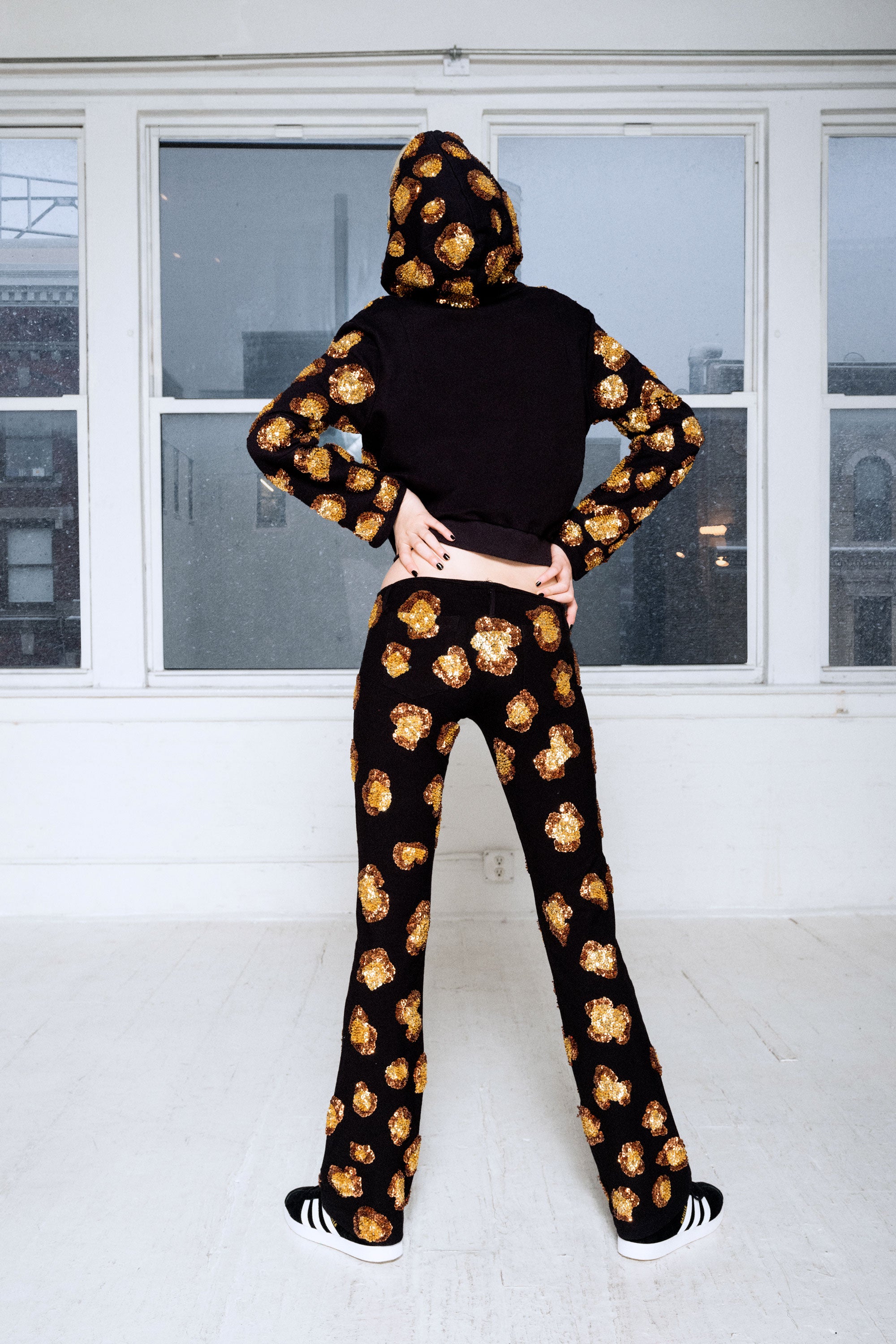 The Ice Leopard Bootcut Pants The Ice Leopard Bootcut Pants
