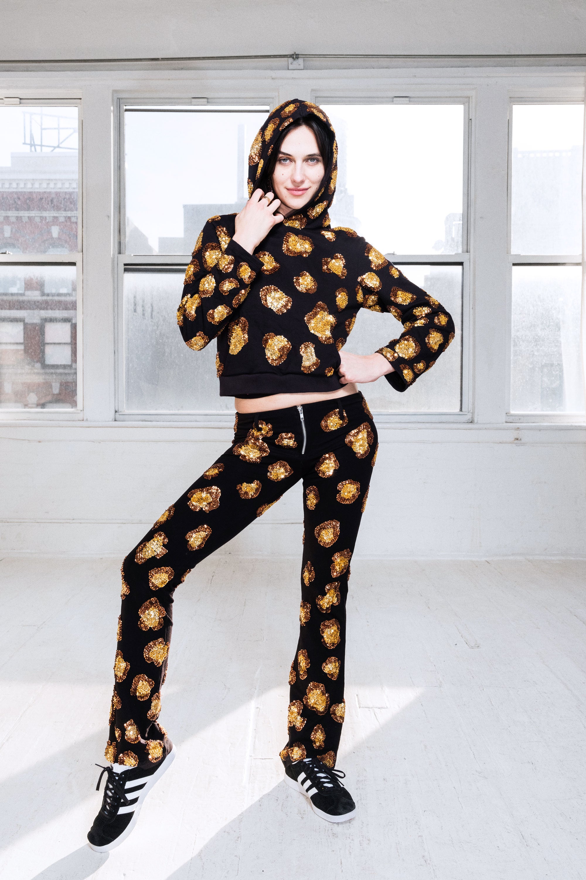 The Ice Leopard Bootcut Pants The Ice Leopard Bootcut Pants
