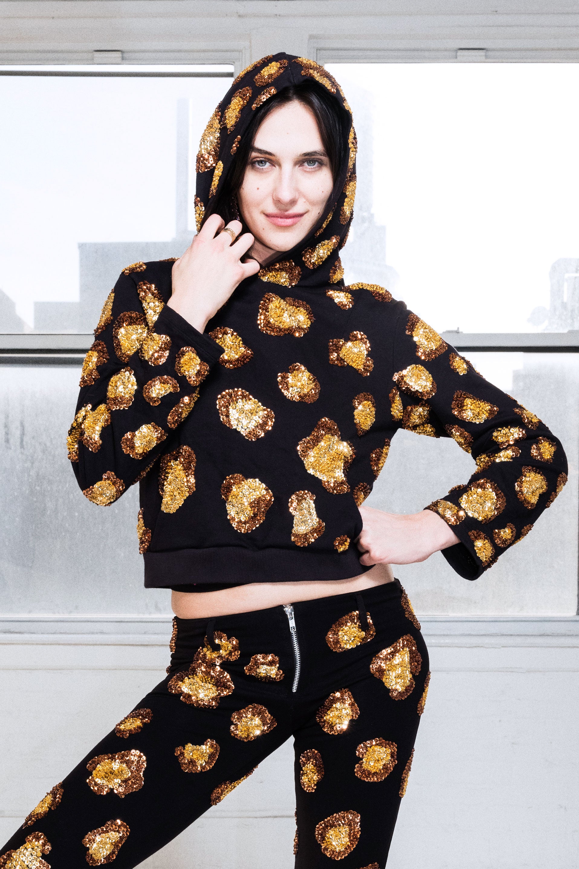 The Ice Leopard Hoodie The Ice Leopard Hoodie