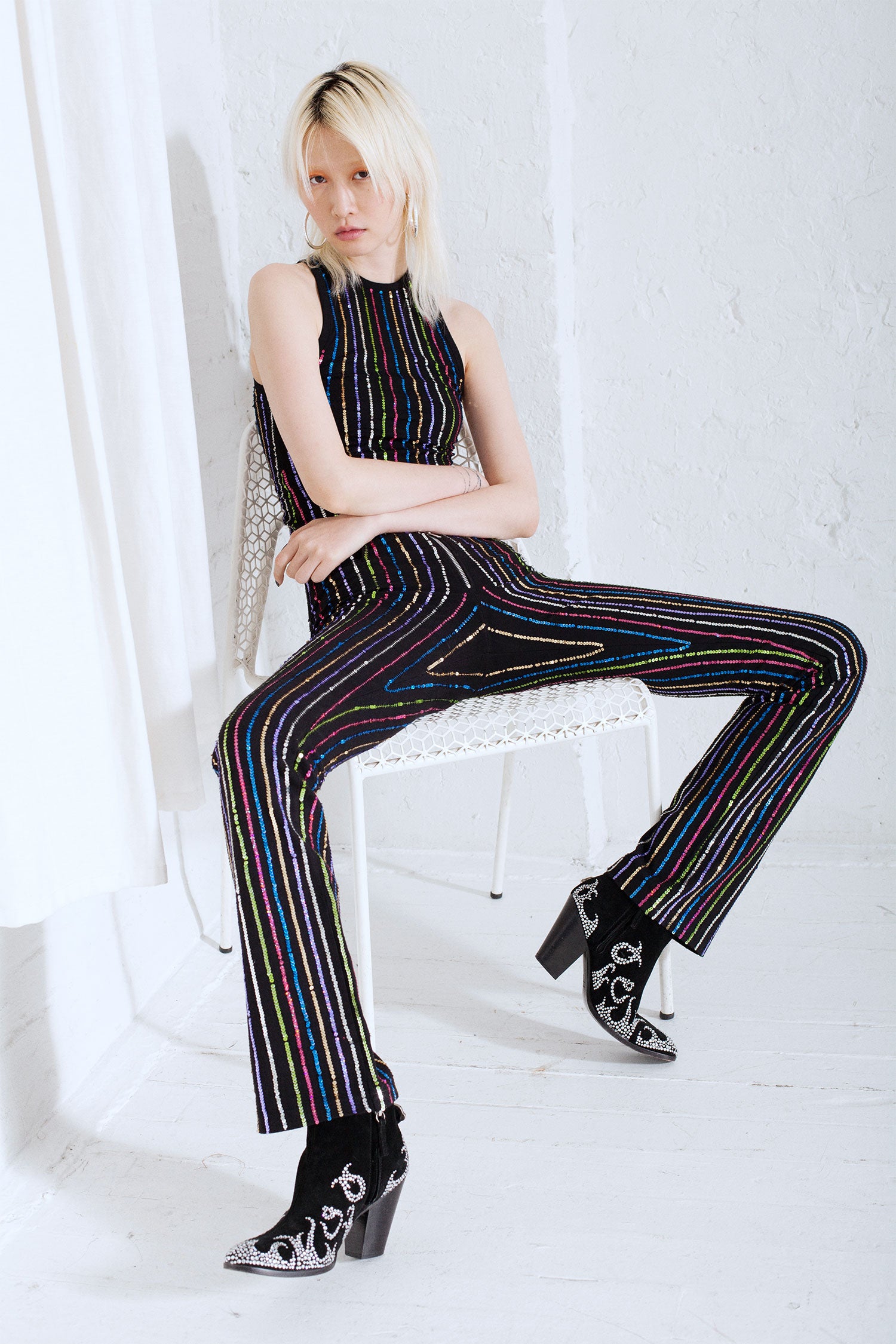 1999 Pinstripe Tank in Rainbow 1999 Pinstripe Tank in Rainbow