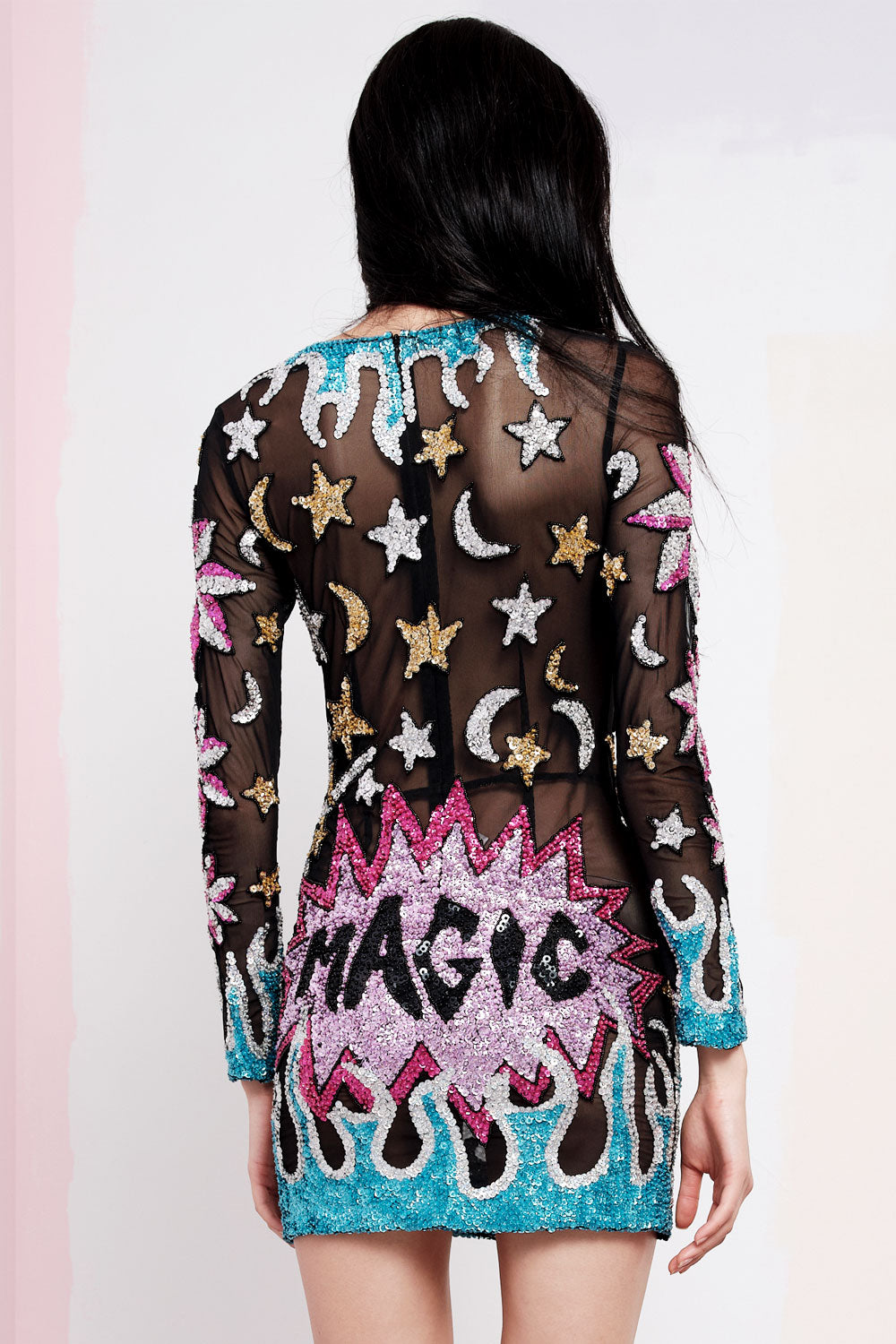 The Pegasus Mesh Mini Dress The Pegasus Mesh Mini Dress
