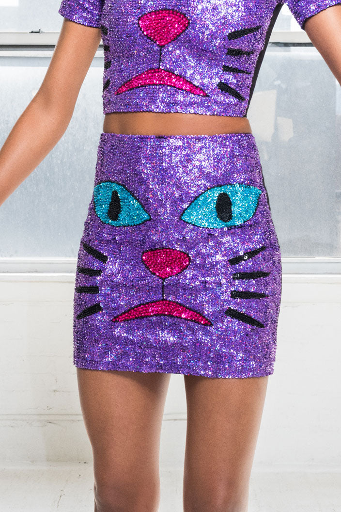 The Purple Pussy Mini Skirt The Purple Pussy Mini Skirt