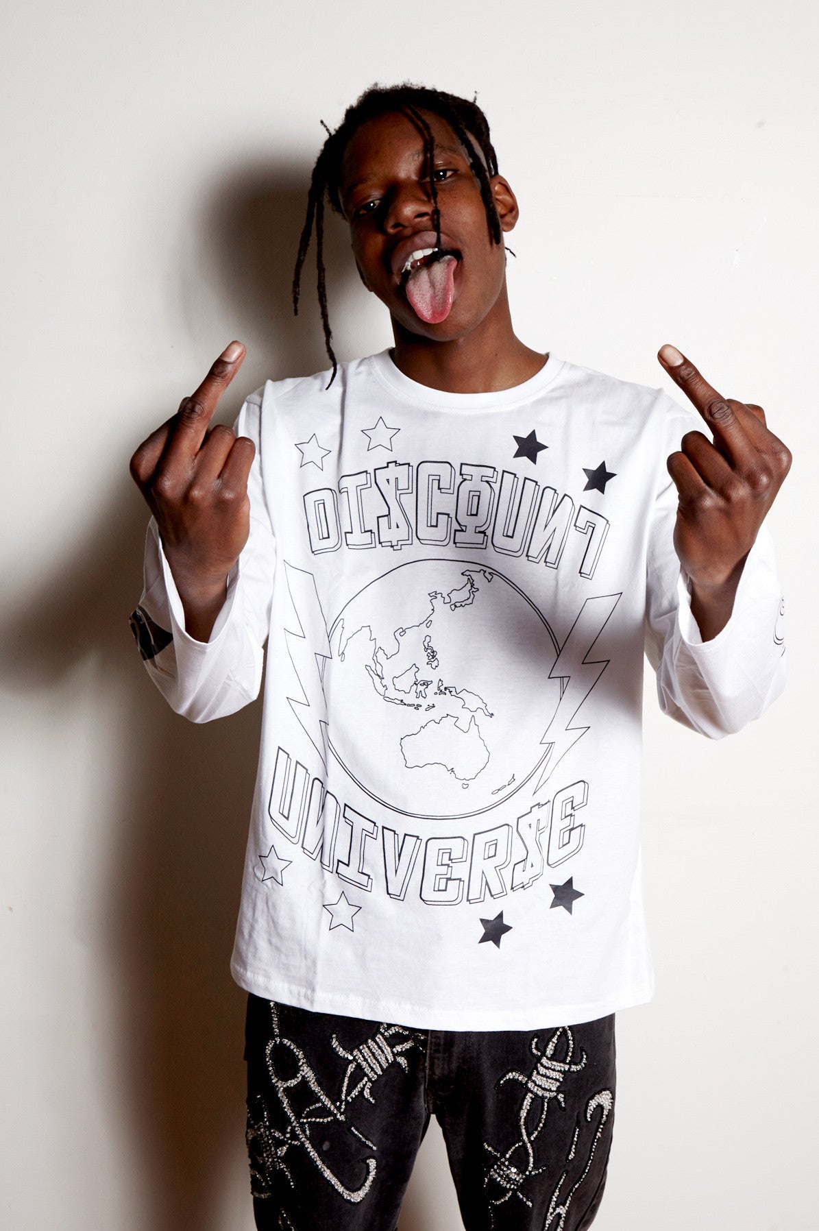 'THE WORLD IS YOURS' Tee White 'THE WORLD IS YOURS' Tee White